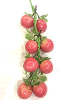 Штучні яблука. Муляж яблук косичка ( 40 см ), фото 7