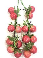 Штучні яблука. Муляж яблук косичка ( 40 см ), фото 9