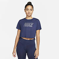 Футболка женская спортивная Nike W NK ONE DF HBR SS STD CRP DD5019-410