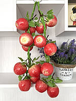 Штучні яблука. Муляж яблук косичка ( 40 см ), фото 2