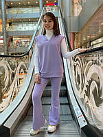 Трикотажный костюм для девочек жилет и брюки, р-ры на рост 128 - 158