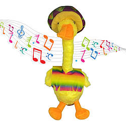 Інтерактивна музична іграшка повторюшка Dansing duck / Танцююча качка