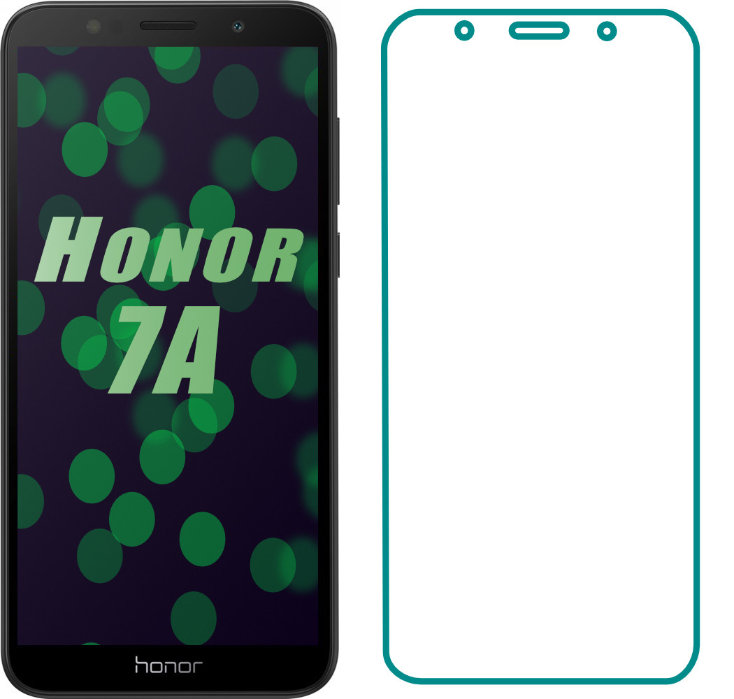 Защитное стекло Honor 7A (Прозрачное 2.5 D 9H) (Хонор 7А) купить в ...