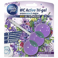 Туалетный блок для унитаза Ambi Pur WC Active Hyazinthe & Grun 45 г