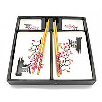 Сервіз для суші 28х28,3х3,5 см 2 персони Сакура квітне