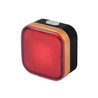 Велосипедный фонарь габарит Raypal RPL-2287-COB + клипса + microUSB (Красный)
