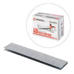 Скоба для степлера PT-1612 28 мм (18GA) 5,7(5,8)x1,25x1,0 мм 5000 шт./пач INTERTOOL PT-8328