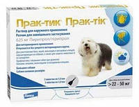 Прак-тик (Prac-tic) 12,5% капли для собак от блох и клещей весом 22 - 50 кг, 1 пипетка х 5 мл Elanco Словения