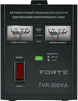 Стабилизатор напряжения 500 Вт Forte TVR-500Va Релейный, однофазный Аналоговый вольтметр 22648