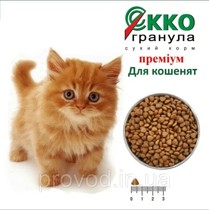Корм для кошенят EKKO ГРАНУЛА преміум класу 1 кг