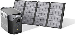 Зарядна станція EcoFlow DELTA Mini 1400W 882Wh + 160 W Solar Panel. Зарядна станція із сонячною панеллю