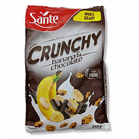 Кранчи Sante Crunchy banana & chocolate 350 г.