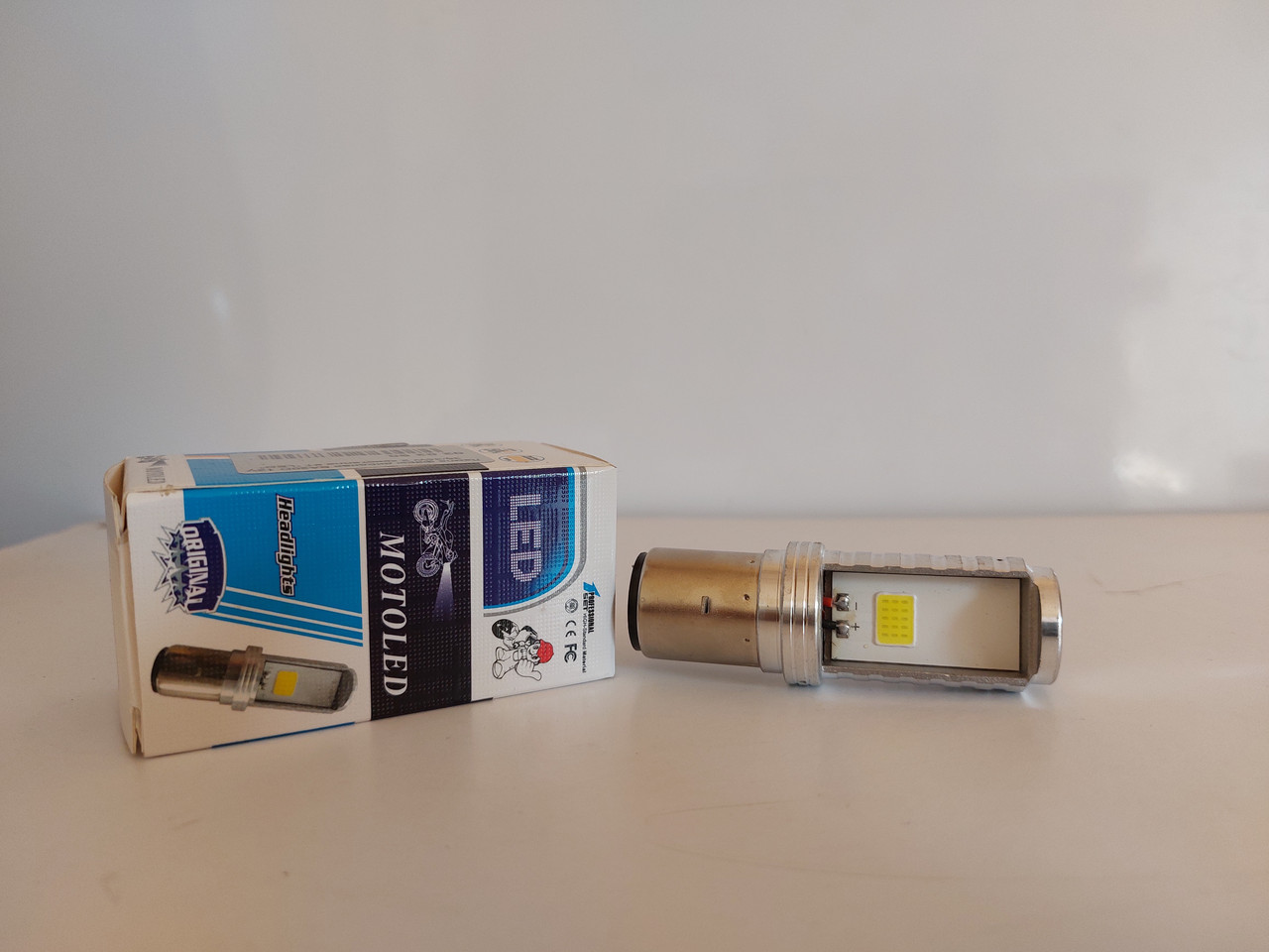 LED лампа фари Viper BA20 на 2 вуса Біла "Erpu", фото 1