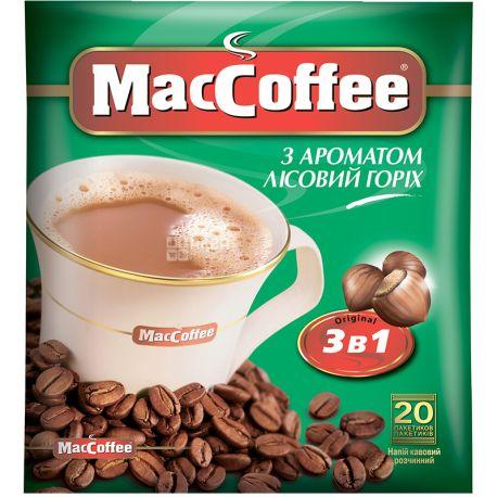 Кава розчинна MacCoffee 3в1 Лісовий горіх 20 х 18 гр