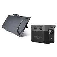 Зарядная станция EcoFlow DELTA Mini + Solar Panel 160W. Зарядная станция с солнечной панелью