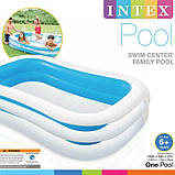 БАСЕЙН ДИТЯЧИЙ НАДУВНИЙ ОВАЛЬНИЙ СІМЕЙНИЙ  INTEX, фото 4