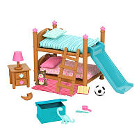 Ігровий набір Lil Woodzeez Двоярусне ліжко для дитячої кімнати (6169Z)