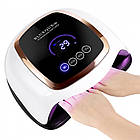 Професійна лампа для сушіння гель лаку 168 Вт LED+UV SUN BQ-V3 / Лампа для манікюру з дисплеєм, фото 2