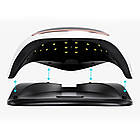 Професійна лампа для сушіння гель лаку 168 Вт LED+UV SUN BQ-V3 / Лампа для манікюру з дисплеєм, фото 5