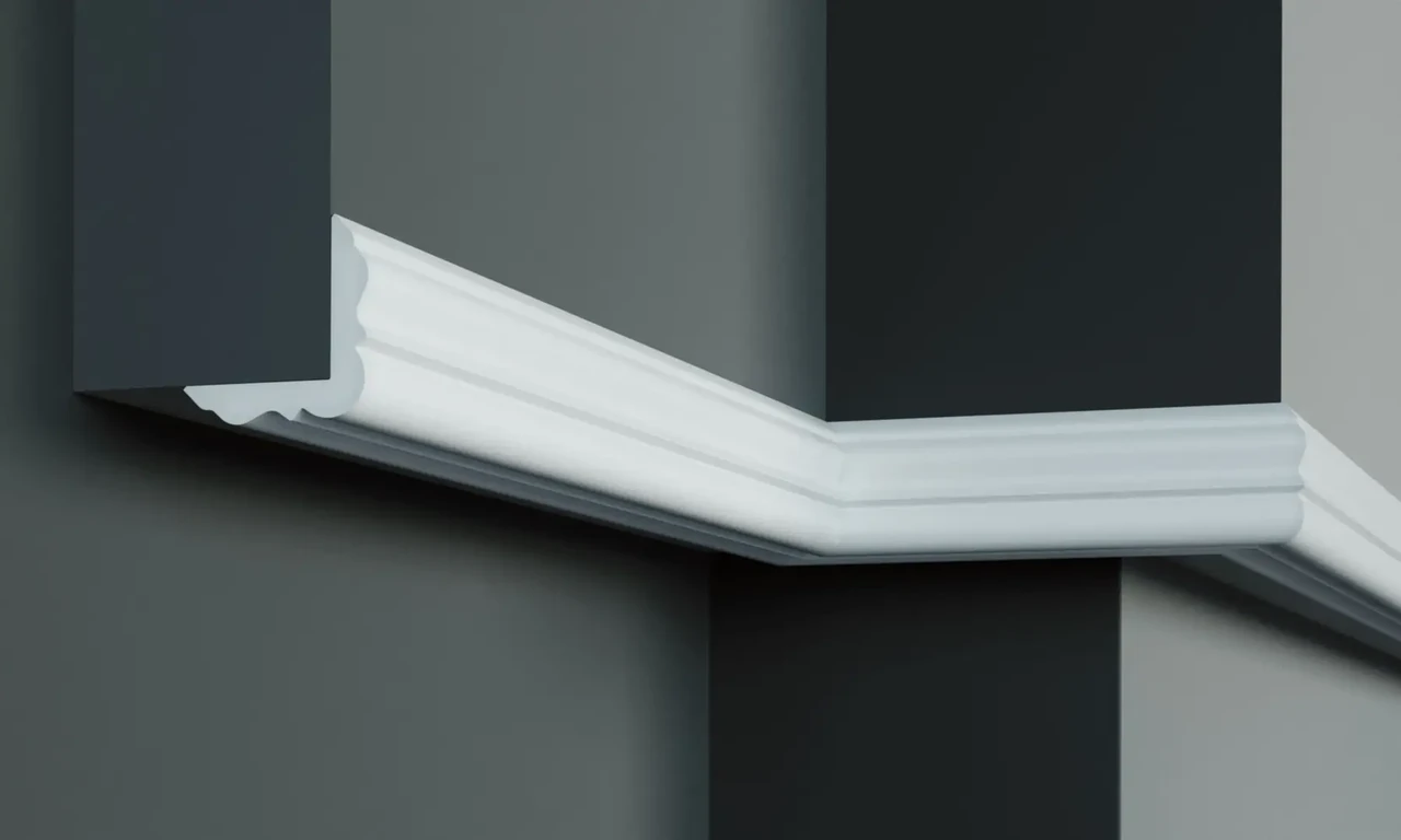 Плінтус кутовий Gaudi Decor P2003 (40х40)мм, довжина 2м, фото 1