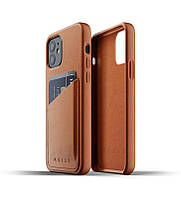 Чeхол-накладка Mujjo Full Leather Wallet для Apple iPhone 12/12 Pro Tan (MUJJO-CL-008-TN)