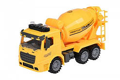 Машинка Same Toy Truck Бетонозмішувач жовта зі світлом і звуком (98-612AUt-2)