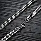 Ланцюжок чоловічий подвійне панцирне плетіння 56см/8 мм, фото 3