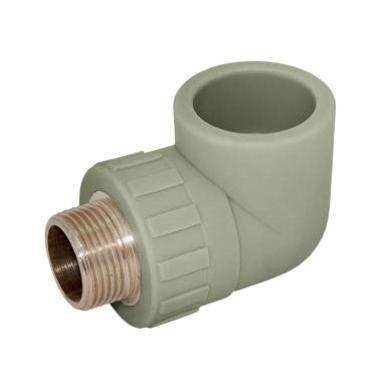 Коліно PP-R із зовнішньою різзю 20х1/2" (20х1/2"), фото 1