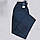 Чоловічі льняні штани на гумці прямі Dekons сині Туреччина батал великий розмір, фото 2
