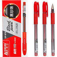 Ручка гелевая Black pearl 979 0,5 мм красные