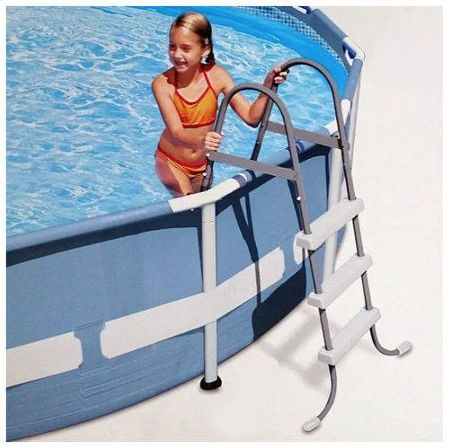 Лестница для каркасного бассейна Intex 3 ступеньки двустороняя 91 см ...
