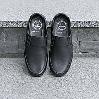 Мокасины черные туфли мужские весенние Kadar. Туфли черные мокасины кожаные весна-осень Кадар