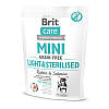 Brit Care Grain Free Mini Light & Sterilised Беззерновой для стерилізованих собак кролик/лосось 7кг, фото 3