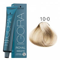 Перманентна фарба для волосся Schwarzkopf Igora Royal No 10-0 (екстрасвітлий блонд, 60 мл)