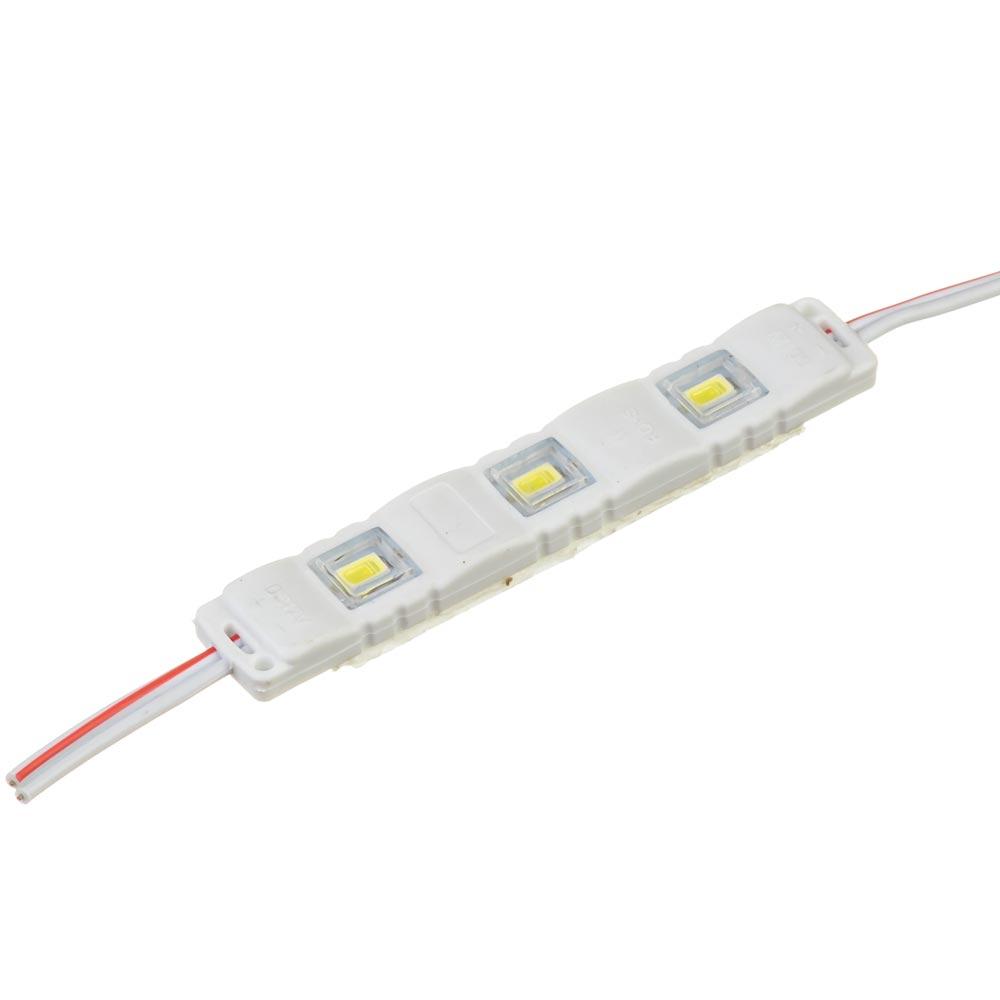 Світлодіодний модуль 1W, 55Lm, 3000K, smd5730, 3led, IP65, фото 1