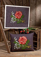 Розы и лилии Набор для вышивания крестом Permin 70-6426