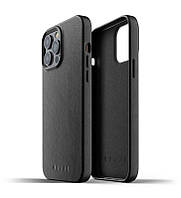 Чeхол-накладка Mujjo Full Leather для Apple iPhone 13 Pro Max Black (MUJJO-CL-017-BK)