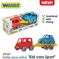 Набор детских машинок Kid cars Sport автобус+гольф Wader (39541)