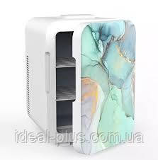 Холодильники для косметики 4L із дзеркалом переносний міні-холодильник маленький бьюті автохолодильник, фото 1