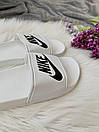 Тапочки чоловічі білі Nike (04392), фото 6