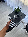 Тапочки чоловічі чорні Adidas Adilette (04472), фото 5