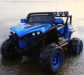 Дитячий електромобіль Баггі джип 4x4 Bambi M 3804 EBLR-1 синій