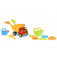 Іграшка для піску Same Toy 6 од Вантажівка червона кабіна/жовтий кузов (968Ut-1)