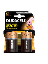 Батарейка LR20 2шт/уп Duracell D бочка Basic 1.5 V алкалінова США