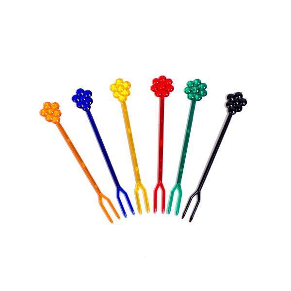 Шпажки виделочки квітка 1000 шт, фото 1