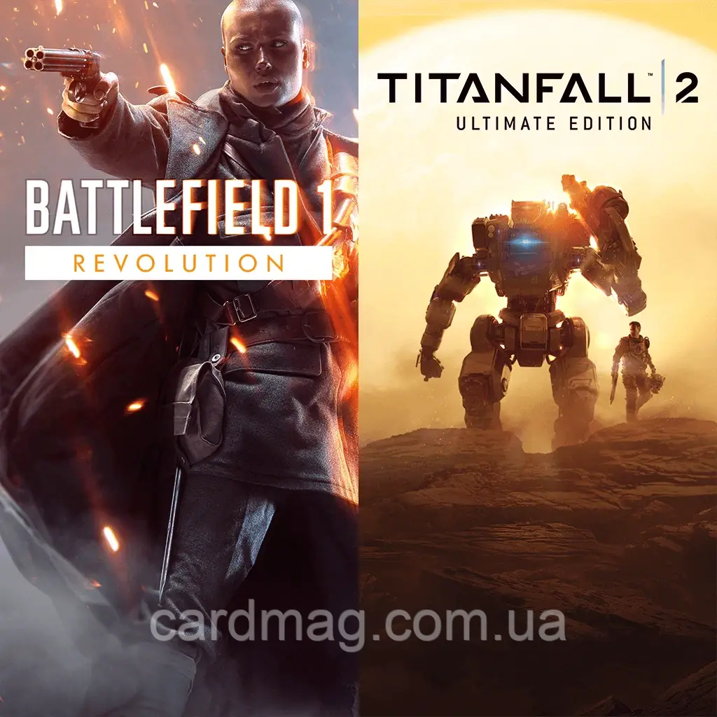 Battlefield 1: Revolution & Titanfall 2: Ultimate — Bundle (Ключ Origin) для ПК