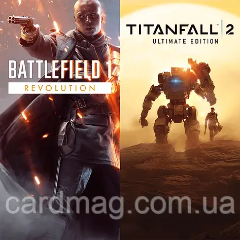 Battlefield 1: Revolution & Titanfall 2: Ultimate — Bundle (Ключ Origin) для ПК, фото 1
