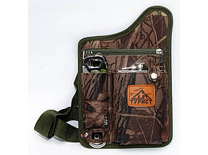 Набір у чохлі: фляга 270 мл + ложка + відкривачка + лійка + штопор NF4-34, фото 3