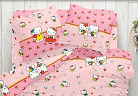 Комплект дитячої постільної білизни Кітті, Бязь Люкс, полуторний