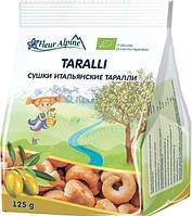 Fleur Alpine Сушки итальянские Taralli с фенхелем 125 г (на оливковом масле)